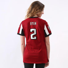 Load image into Gallery viewer, Matt Ryan Atlanta Falcons Women's Game Jersey - Red 2018/2019