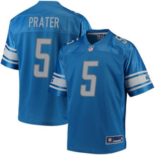 Load image into Gallery viewer, Matt Prater Detroit Lions NFL Pro Line Team Color Player Jersey  Blue