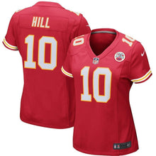 Load image into Gallery viewer, Tyreek Hill Kansas City Chiefs Women's Game Jersey - Red