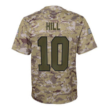 Load image into Gallery viewer, Tyreek Hill Kansas City Chiefs Salute to Service Game Jersey - Camo
