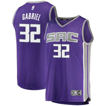 Load image into Gallery viewer, Wenyen Gabriel Sacramento Kings Branded Fast Break Jersey - Icon Edition - Purple