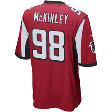 Load image into Gallery viewer, Takkarist McKinley Atlanta Falcons Game Jersey - Red 2018/2019