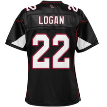 Load image into Gallery viewer, T.J. Logan Arizona Cardinals Pro Line Women's Player Jersey – Black 2018/2019