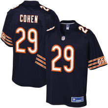 Load image into Gallery viewer, Tarik Cohen Chicago Bears Pro Line Player Jersey - Navy 2018/2019