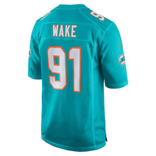 Load image into Gallery viewer, Miami Dolphins Cameron Wake Aqua Jersey 2018 - 2019
