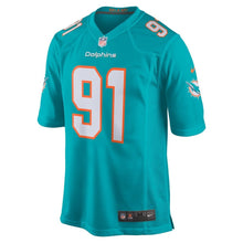 Load image into Gallery viewer, Miami Dolphins Cameron Wake Aqua Jersey 2018 - 2019