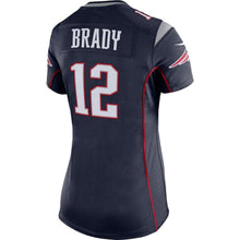 Load image into Gallery viewer, Tom Brady New England Patriots Women's Navy Super Bowl LII Bound Game Jersey 2019