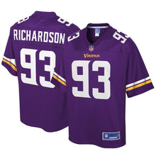 Load image into Gallery viewer, Sheldon Richardson Minnesota Vikings Pro Line Player Jersey – Purple 2018/2019