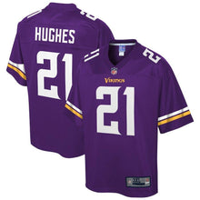 Load image into Gallery viewer, Mike Hughes Minnesota Vikings Pro Line Big &amp; Tall Player Jersey – Purple 2018/2019