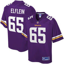 Load image into Gallery viewer, Pat Elflein Minnesota Vikings Pro Line Team Color Player Jersey – Purple 2018/2019
