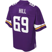 Load image into Gallery viewer, Rashod Hill Minnesota Vikings Pro Line Team Color Player Jersey – Purple 2018/2019