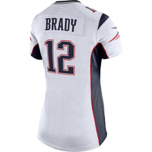 Load image into Gallery viewer, Tom Brady New England Patriots Women's White Super Bowl LII Bound Game Jersey 2019