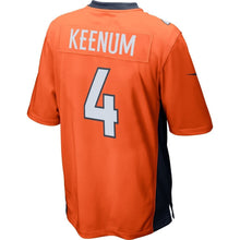 Load image into Gallery viewer, Denver Broncos Case Keenum Orange Jersey 2018 - 2019