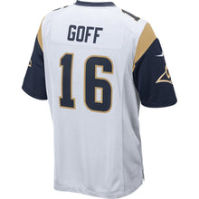 Load image into Gallery viewer, Los Angeles Rams Jared Goff White Jersey 2018 - 2019