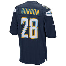 Load image into Gallery viewer, Melvin Gordon Los Angeles Chargers Player Game Jersey Navy