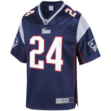 Load image into Gallery viewer, Ty Law New England Patriots Pro Line Retired Team Player Jersey – Navy 2018/2019
