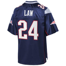 Load image into Gallery viewer, Ty Law New England Patriots Pro Line Retired Team Player Jersey – Navy 2018/2019