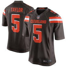 Load image into Gallery viewer, Tyrod Taylor Cleveland Browns Game Jersey – Brown 2018/2019