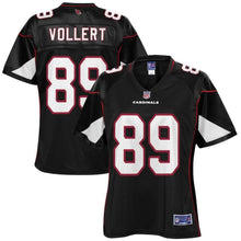Load image into Gallery viewer, Andrew Vollert Arizona Cardinals Pro Line Women's Player Jersey – Black 2018/2019