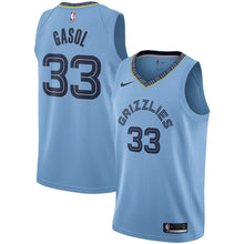 Load image into Gallery viewer, Marc Gasol Memphis Grizzlies Light Blue Swingman Jersey 2018 - 2019