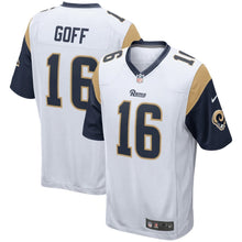 Load image into Gallery viewer, Los Angeles Rams Jared Goff White Jersey 2018 - 2019