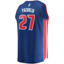 Load image into Gallery viewer, Zaza Pachulia Detroit Pistons Branded Fast Break Jersey - Icon Edition - Blue