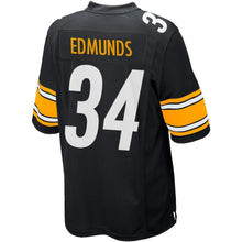 Load image into Gallery viewer, Men's Pittsburgh Steelers Terrell Edmunds Black American football jersey