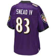 Load image into Gallery viewer, Willie Snead Baltimore Ravens Pro Line Player Jersey – Purple 2018/2019