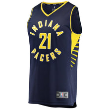 Load image into Gallery viewer, Thaddeus Young Indiana Pacers Navy Swingman Jersey 2018 - 2019