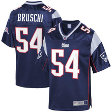 Load image into Gallery viewer, Tedy Bruschi New England Patriots Pro Line Retired Team Player Jersey – Navy 2018/2019