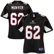 Load image into Gallery viewer, Daniel Munyer Arizona Cardinals Pro Line Women's Player Jersey – Black 2018/2019