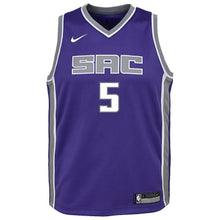 Load image into Gallery viewer, De'Aaron Fox Sacramento Kings Youth Jersey Purple - Icon Edition 2018/2019
