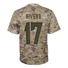 Load image into Gallery viewer, Philip Rivers Los Angeles Chargers Salute to Service Game Jersey - Camo