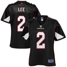 Load image into Gallery viewer, Andy Lee Arizona Cardinals Pro Line Women's Player Jersey – Black 2018/2019
