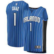 Load image into Gallery viewer, Orlando Magic Jonathan Isaac Branded Youth Fast Break Player Jersey - Icon Edition - Blue 2018/2019