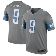 Load image into Gallery viewer, Matthew Stafford Detroit Lions 2017 Color Rush Legend Jersey - Steel
