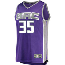Load image into Gallery viewer, Marvin Bagley III Sacramento Kings Branded Youth 2018 NBA Draft First Round Pick Fast Break Jersey Purple – Icon Edition 2018/2019