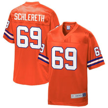 Load image into Gallery viewer, Mark Schlereth Denver Broncos NFL Pro Line Retired Player Jersey  Orange