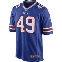 Load image into Gallery viewer, Tremaine Edmunds Buffalo Bills Draft First Round Pick #2 Game Jersey – Royal 2018/2019