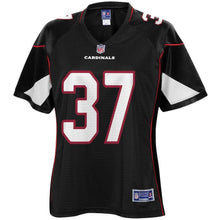 Load image into Gallery viewer, D.J. Foster Arizona Cardinals Pro Line Women's Player Jersey – Black 2018/2019