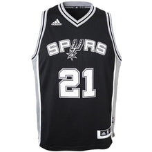 Load image into Gallery viewer, Tim Duncan San Antonio Spurs Youth Basketball Jersey - Black 2018/2019