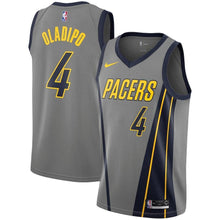 Load image into Gallery viewer, Victor Oladipo Indiana Pacers Youth Jersey – City Edition – Gray 2018/2019