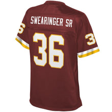 Load image into Gallery viewer, D.J. Swearinger Washington Redskins Pro Line Women's Player Jersey – Burgundy 2018/2019
