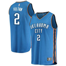 Load image into Gallery viewer, Raymond Felton Oklahoma City Thunder Branded Fast Break Player Jersey Blue - Icon Edition