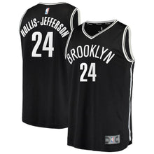 Load image into Gallery viewer, Rondae Hollis-Jefferson Brooklyn Nets Branded Fast Break Jersey - Icon Edition - Black