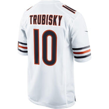 Load image into Gallery viewer, Mitchell Trubisky Chicago Bears Game Jersey – White 2018/2019