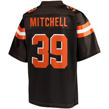 Load image into Gallery viewer, Terrance Mitchell Cleveland Browns Pro Line Player Jersey – Brown 2018/2019