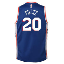 Load image into Gallery viewer, Markelle Fultz Philadelphia 76ers Youth Jersey Blue - Icon Edition 2018/2019