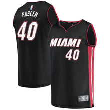 Load image into Gallery viewer, Udonis Haslem Miami Heat Branded Fast Break Player Jersey - Icon Edition – Black