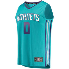 Load image into Gallery viewer, Miles Bridges Charlotte Hornets Branded Youth Fast Break Jersey Teal - Icon Edition 2018/2019